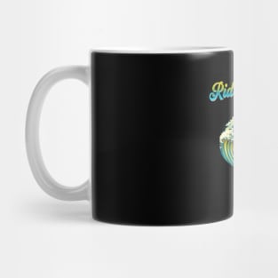 Ride the wave of life - meaningful saying in English Mug